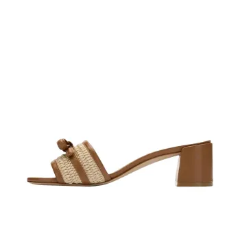 Stuart Weitzman/SW Felicity Slip Resistant Slide Slippers Women's Brown