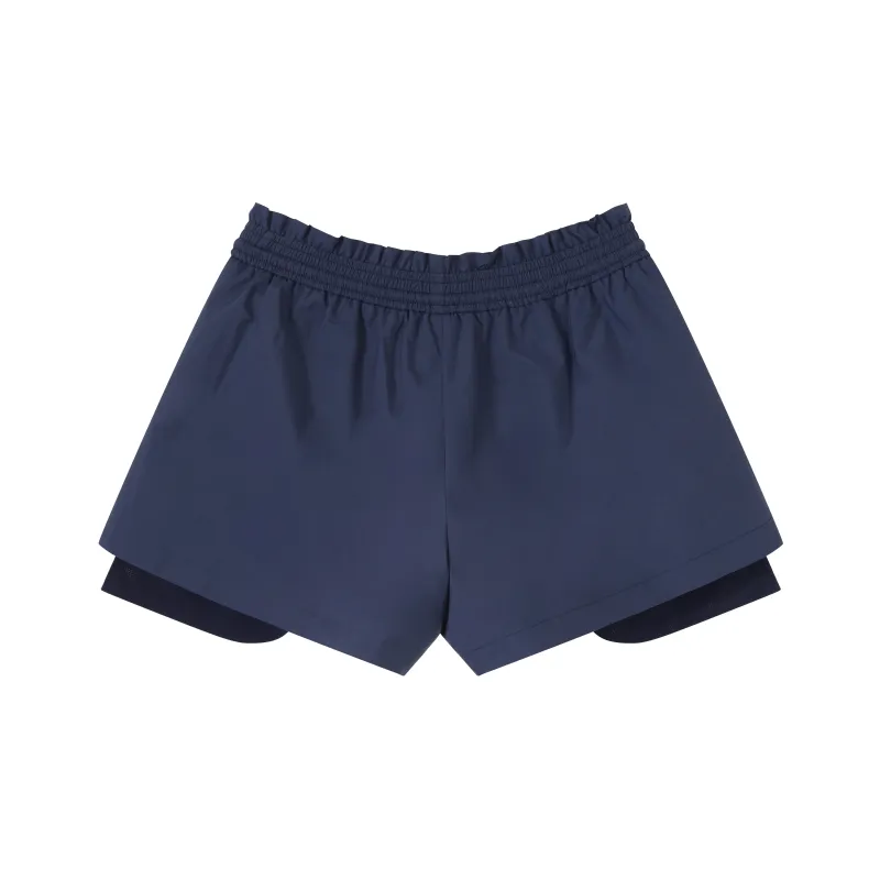 RUNTOTHEFUTURE Casual Shorts Women's Marine Blue-1