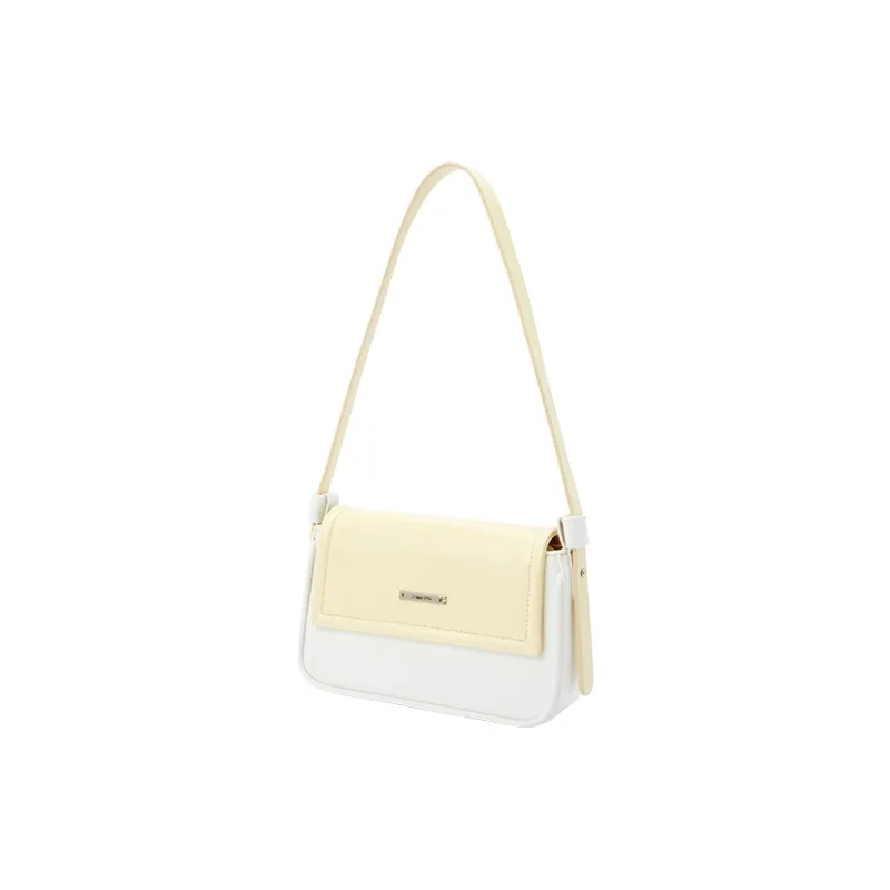SEM/R PU Crossbody Bag, Shoulder Bag Medium Size Women's Smoke Gray, Silver/White, Yellow Tone, Pink Tone-1