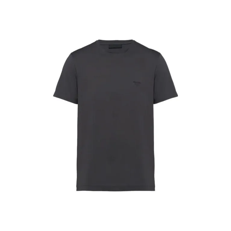 PRADA T-Shirts Men Black Gray Color-0