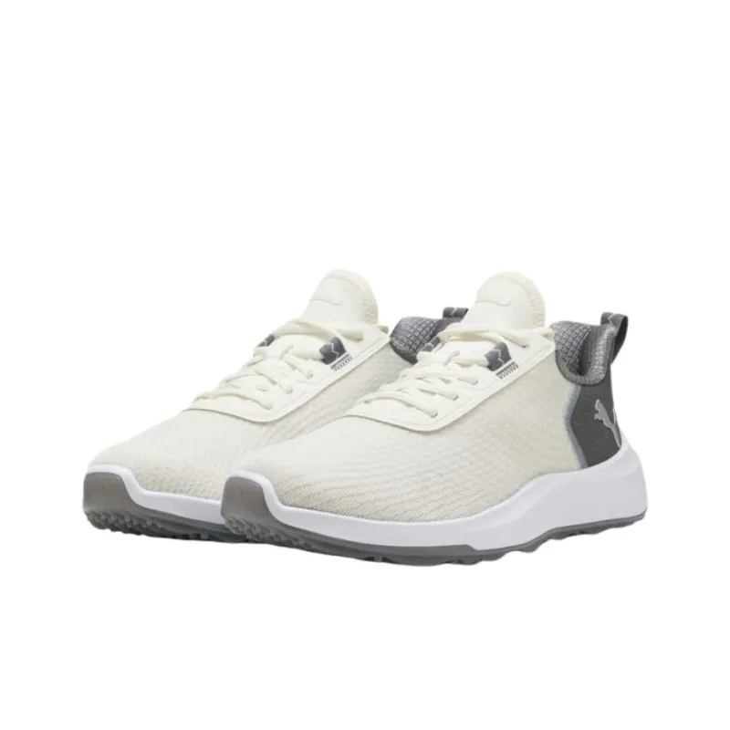 PUMA FUSION CRUSH Anti Slip Wear Resistant Low Top Golf Shoes Men's Beige Black-2