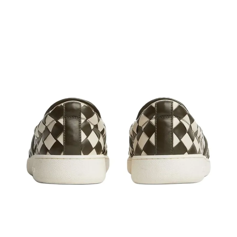 Bottega Veneta Sawyer Check Patterned Slip On Sneakers-4