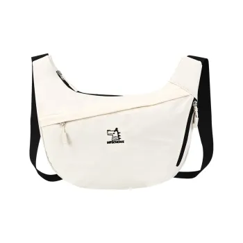 YOME Polyester Messenger Bag Envelope Bag Techwear Shoulder Bag Crossbody Bag Unisex Ink Black/Light Blue/Ecru