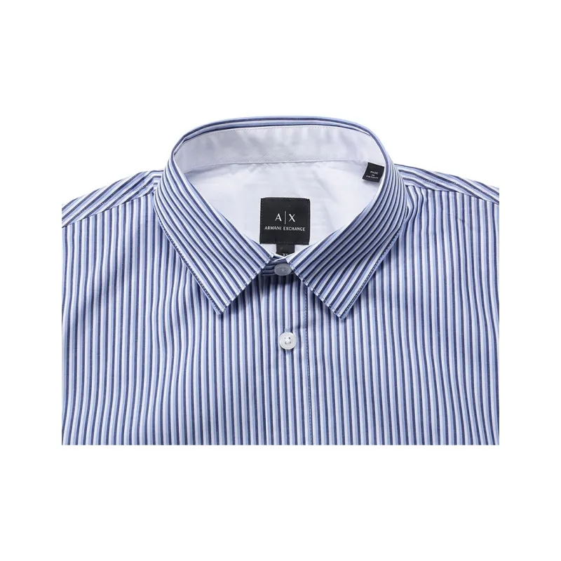 ARMANI EXCHANGEAE Shirt Men's Blue-2