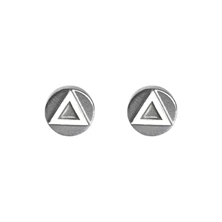 BLESSED BULLET Alloy Stud Earrings Men's-7
