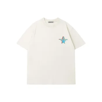PENTAGONAL HEART Stepping Star Dream Series Round Neck T shirt Unisex
