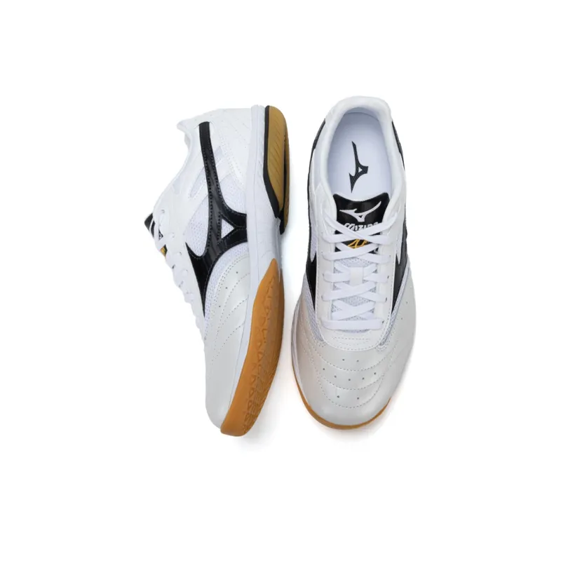 Mizuno Anti Slip And Wear Resistant Breathable Low Top Training Shoes Unisex White Black-1