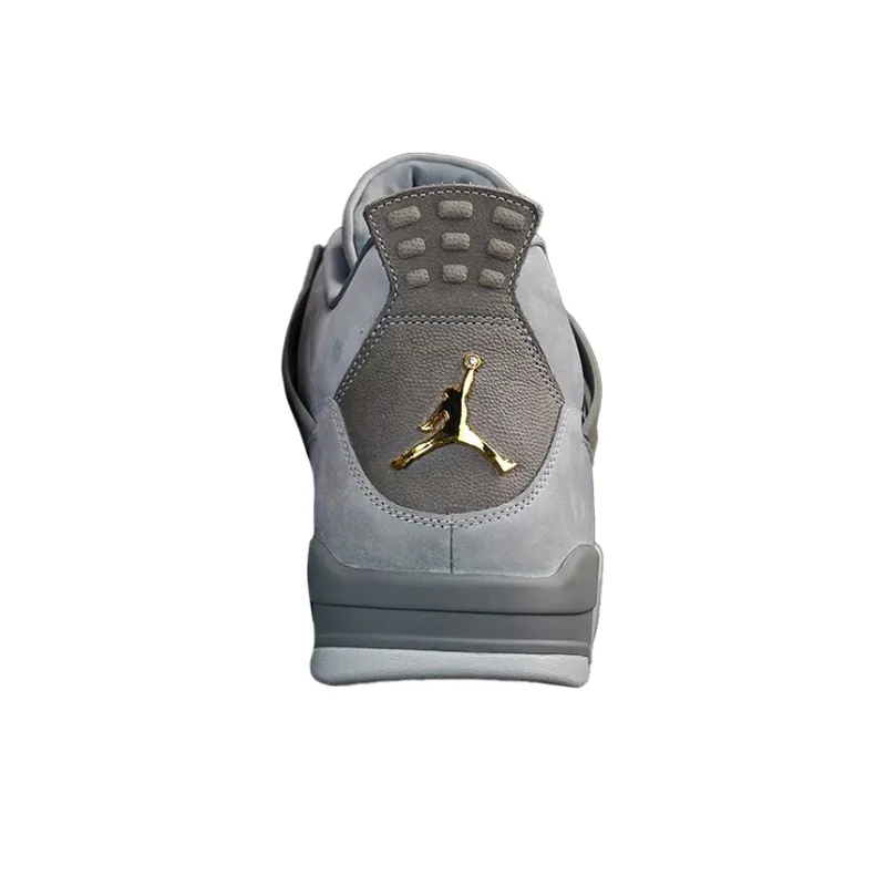 Jordan Air Jordan 4 Anti-Slip Wear-Resistant Low-Top Basketball Shoes Unisex Gray-2