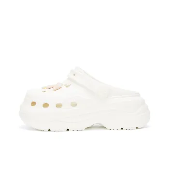 PEAK Pole Hole Shoes Clogs Women's White