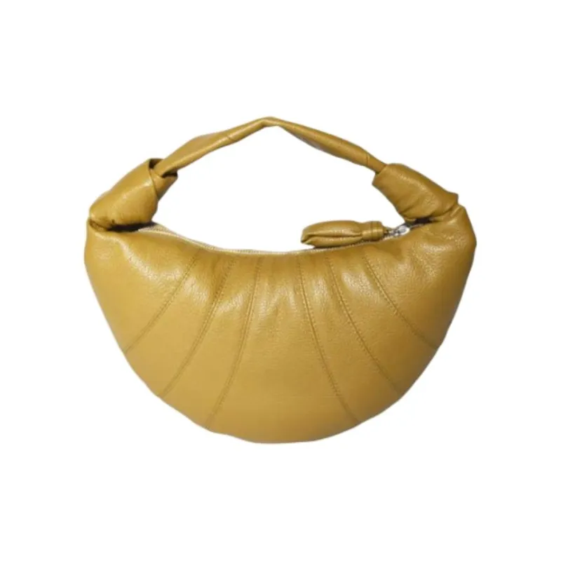 Lemaire Leather Croissant Bag Handbag Women's Brown-2