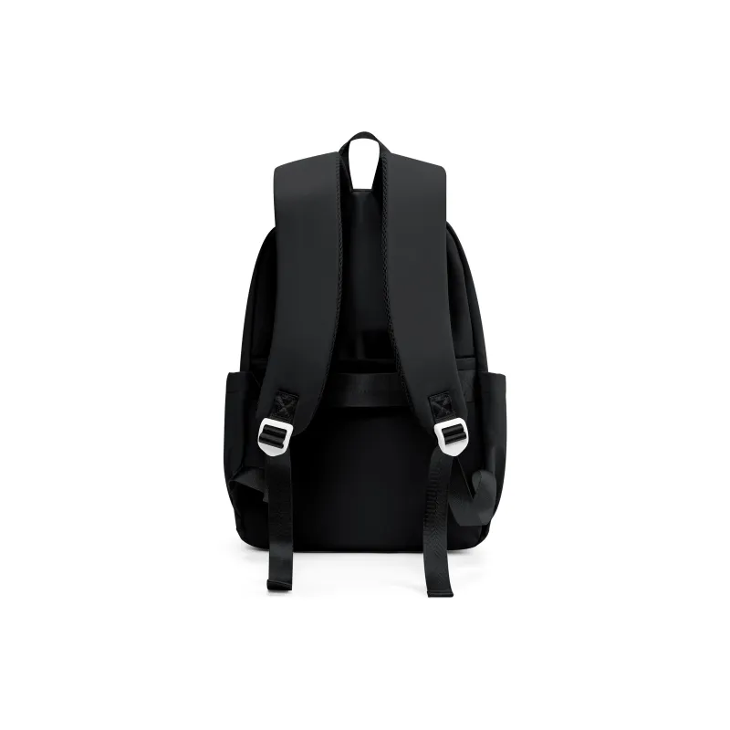 COOWOZ Nylon Backpack Regular Unisex Ecru/Red/Pink Purple/Black/Peacock Blue-26