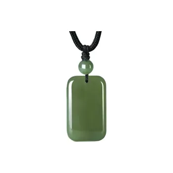 Cuizu Pendants Green Jade Unisex