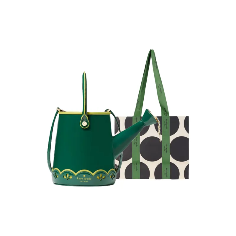 Kate Spade Artificial Leather Shoulder Bag Crossbody Bag Handbag Small Size Women's Green-6
