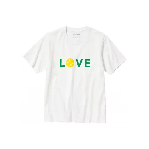 UNIQLO UNIQLO/UNIQLO Peace For All Series T Shirts Men White