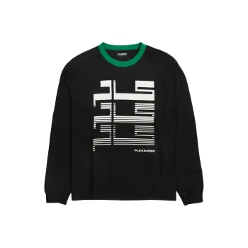 PLEASURES Tier Heavyweight Long Sleeve Tee