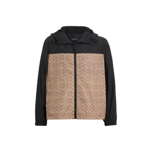 COACH Jackets Men Tan