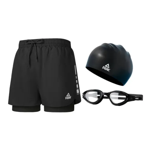 PEAK Swimming Sets Polyester/Elastane Men's Black