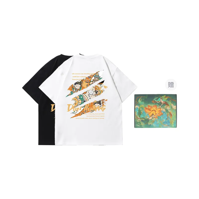 DUNHUANG ART INSTITUTE Short Sleeved Unisex Gift Box Set Included-27