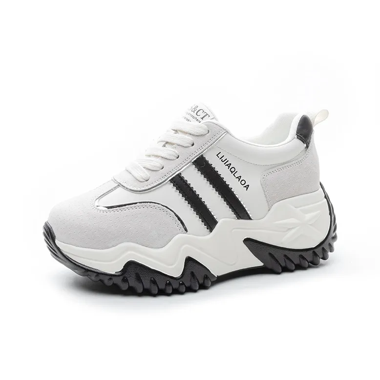 PLO CART Lightweight And Breathable Low Top Chunky Sneakers Women's-21