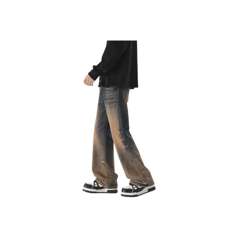 Children Of Huaxia 2025 Spring Summer Jeans Men's Rusty Blue-1