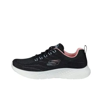 Skechers Lite Foam Cushioning Low Top Casual Shoes Women's Black