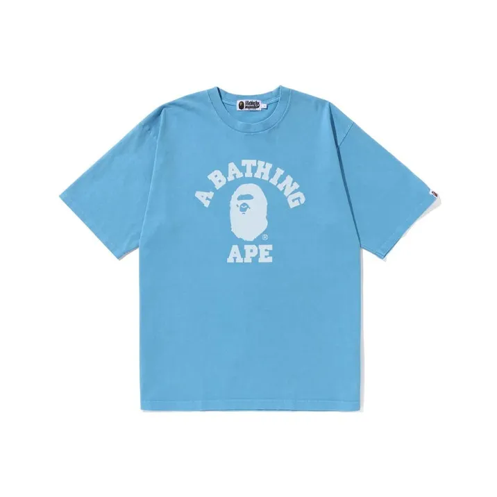 Bape Pigment Dyed College Relaxed Fit Tee-1