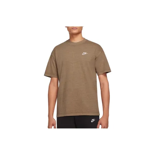 Nike T Shirts Men Brown