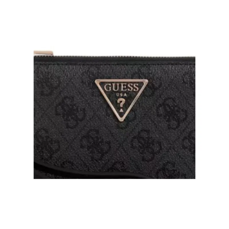 GUESS Artificial Leather Wallet Regular Unisex Black-3