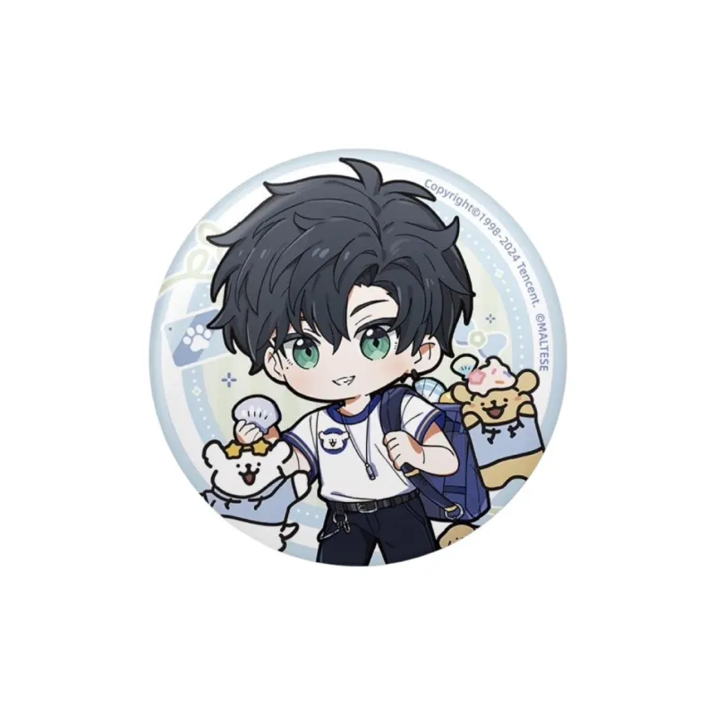 The Love Of Light And Night x Line Puppies Xiao Yi Collaboration Badge Badges-4