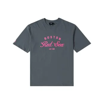 MLB Set in Sleeve T Shirt Unisex Dark Gray