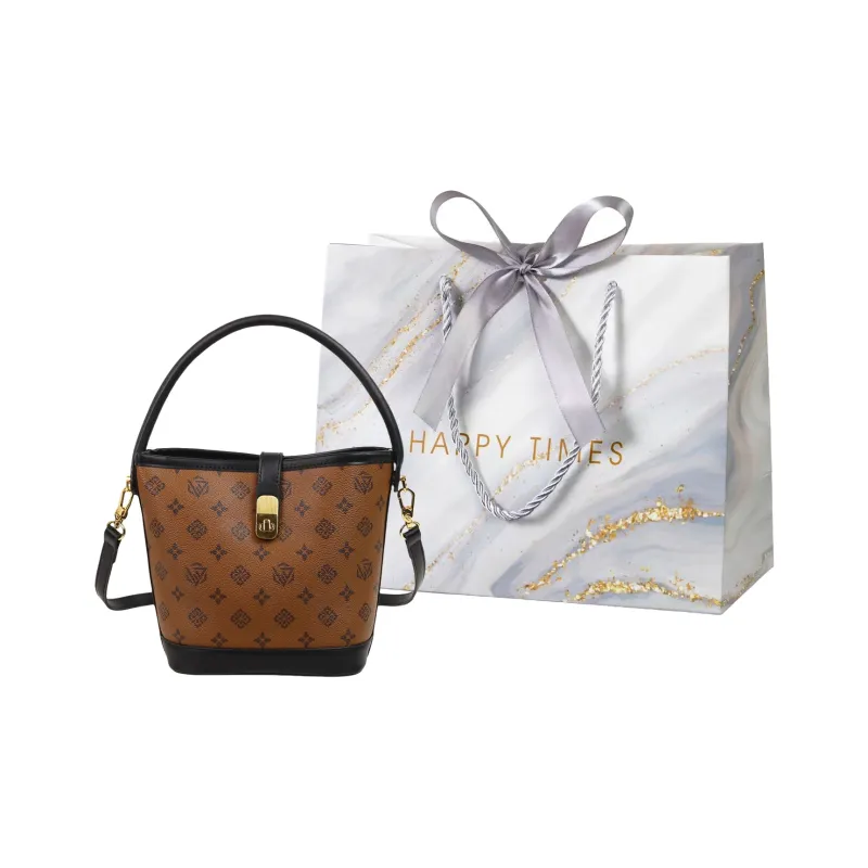 Miss Angel PU Crossbody Handbag Regular Women's Blue/Beige/Brown-12