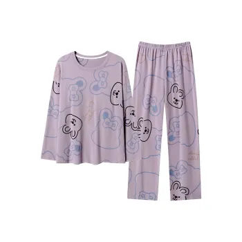 XISHE Pajama Set Women's Light Purple
