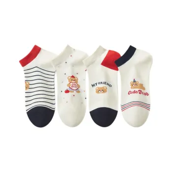 Temooues Ankle Socks Women's 4 Pack