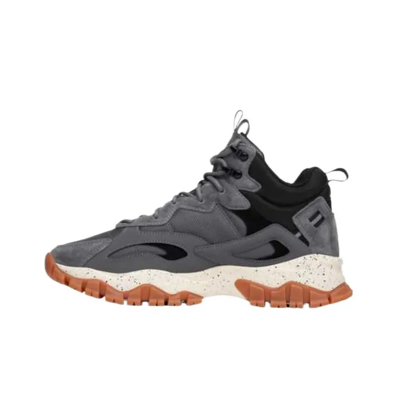 FILA Ray Tracer High Top Casual Shoes Men's Gray-2