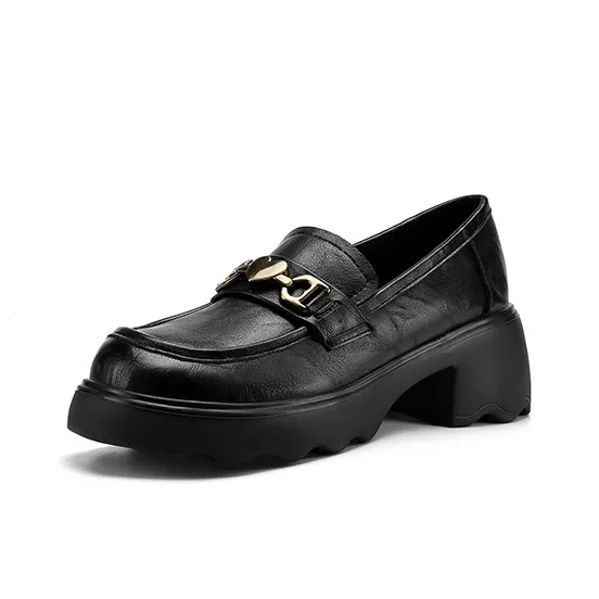 FIVE PLUS Loafers Women's Black-1