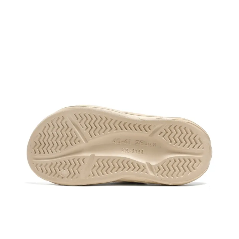 Mulinsen Beach Sandals Unisex Black/Khaki Brown/Matcha Green-13