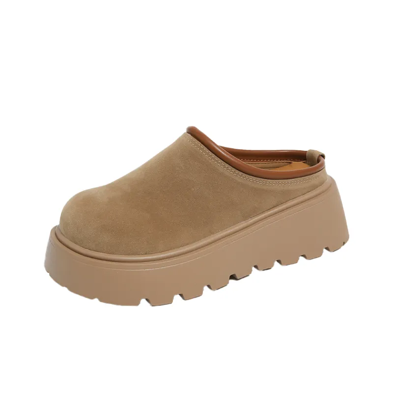 REIHUNG Quiet Abrasion Resistant Slip Resistant Wrap toe Slippers Women's-6