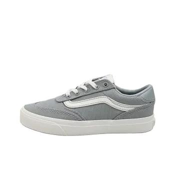 Vans Brooklyn LS Anti Slip Wear Resistant Low Top Skateboard Shoes Women's Gray