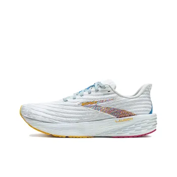 Brooks Launch 11 Slip Resistant Breathable Low Top Running Shoes Men's White