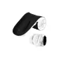 White Base Black Outer[1 Pack]Moisture-Wicking Breathable | Soft Rebound Comfortable
