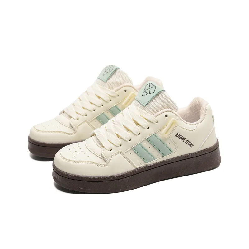 ABCIO Anti Slip And Wear Resistant Support Height Increasing Low Top Skateboard Shoes Unisex-2