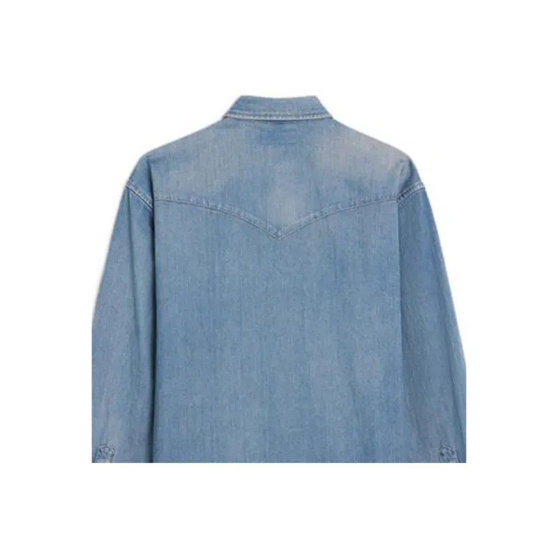 CELINE Shirts Women's Blue-2