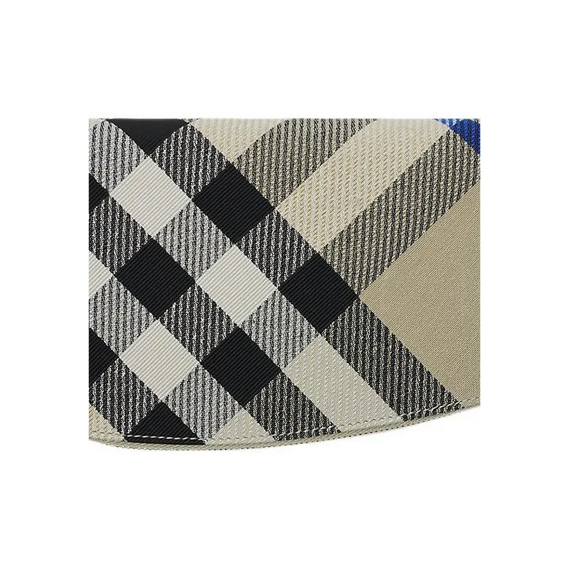 Burberry Shield Cotton Blend Fabric, Polyester Wallet Large Size Women's Moss Green-3