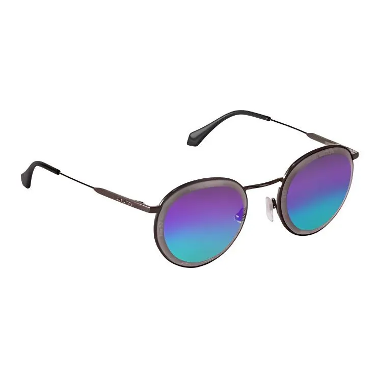 LOUIS VUITTON Metal Parts Round Sunglasses Men's Black-1