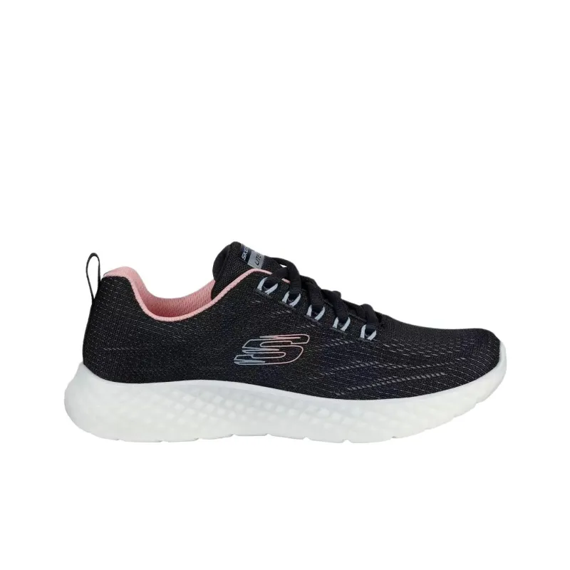 Skechers Lite Foam Cushioning Low Top Casual Shoes Women's Black-1
