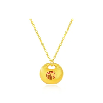 7℃ S999 Fine Silver Sterling Silver Necklaces Unisex