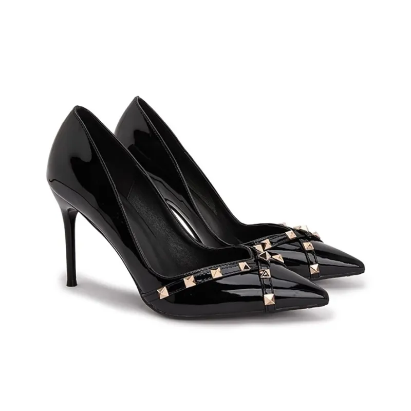 Take The Qin Slim Heel High Heels 8cm Women's-18