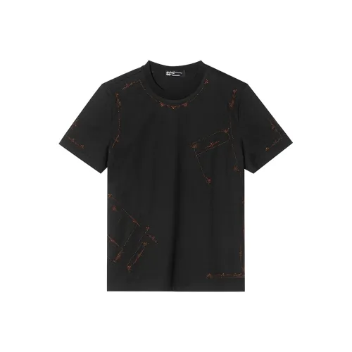 ANDREW MACKENZIE T-Shirts Men Black