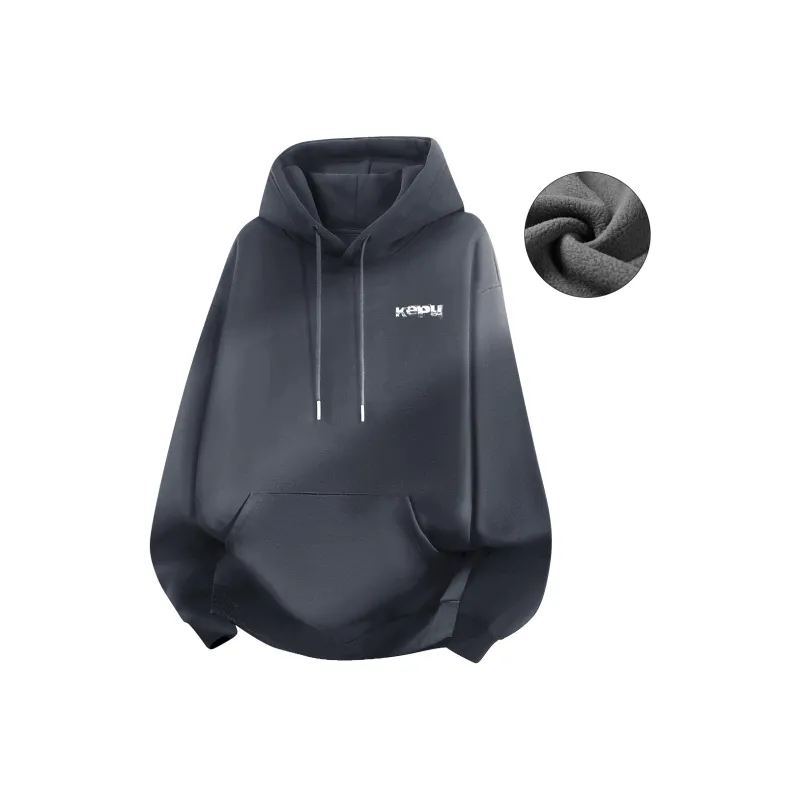 Kepu Sweatshirt Unisex Black White-101