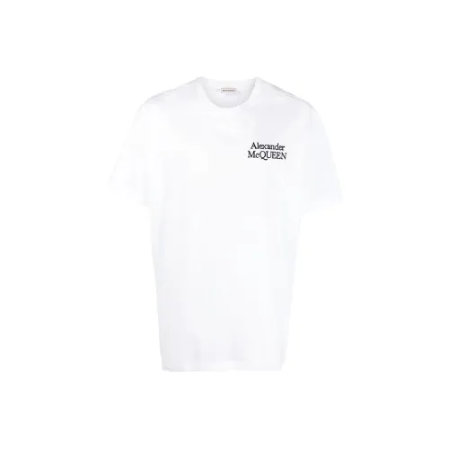 Alexander McQueen T Shirts Men White